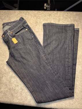 👖 7 For All Mankind Bootcut Jeans Size 28 Dark Wash Stretch Denim
